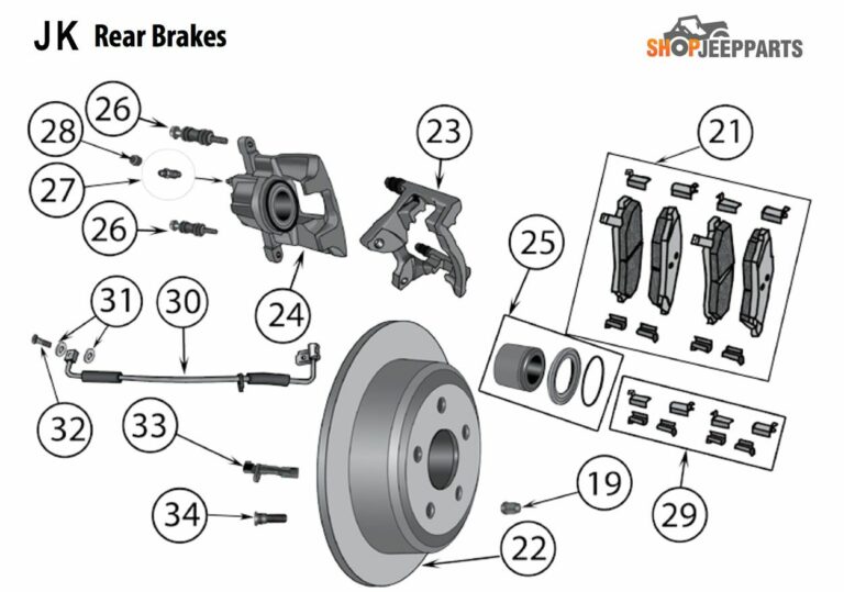 1994 Jeep Wrangler Parking Brake Assembly For Sale: Ensuring Safety and Stability for Your Classic YJ