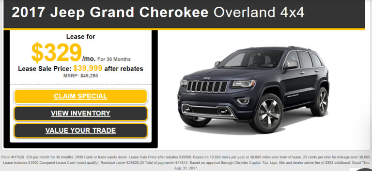 Jeep Grand Cherokee Leases Near Me: Your Comprehensive Guide to Driving the Icon