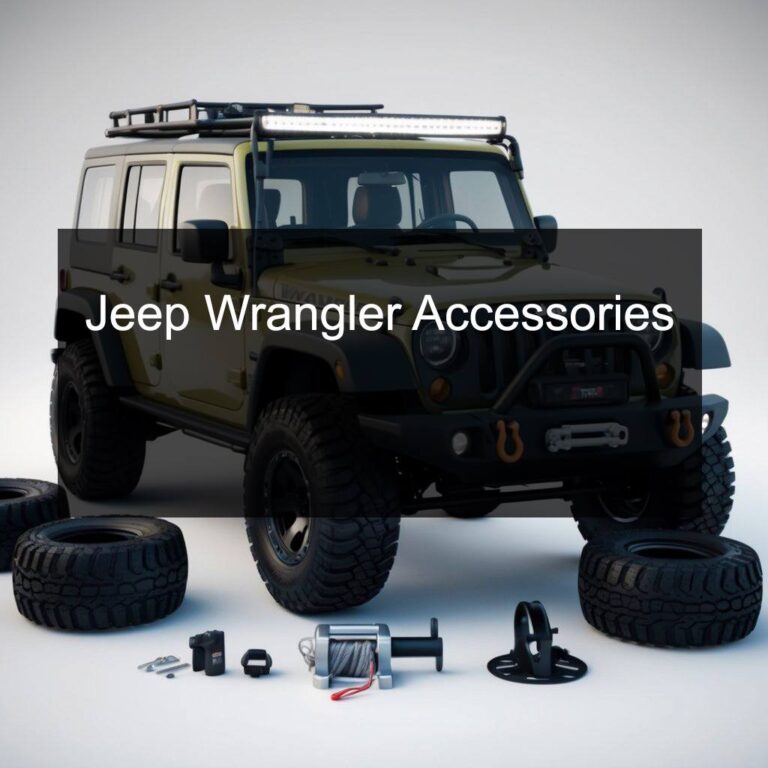 Must Have Accessories For Jeep Wrangler Unlimited: Elevate Your Adventure