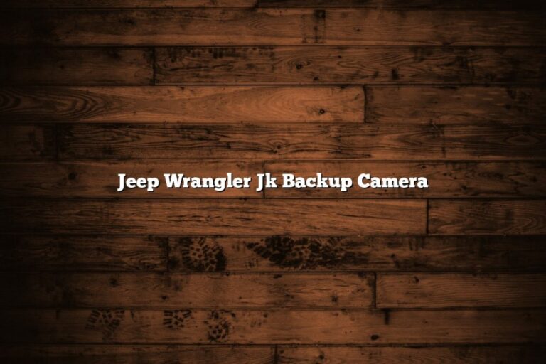 OEM Backup Sensors On A 2014 Jeep JK For Sale: A Comprehensive Guide to Enhanced Safety and Convenience