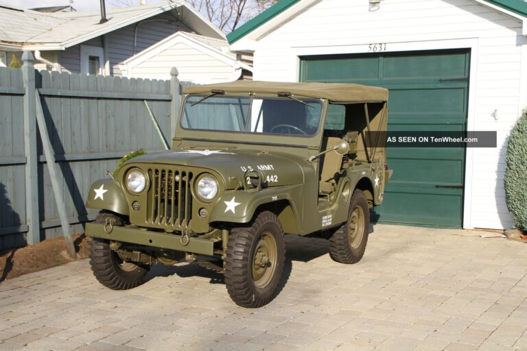 Old Military Willys Jeep For Sale: A Comprehensive Buyer’s Guide