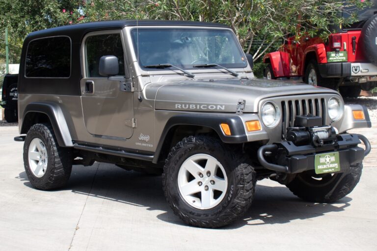 Used 2001 To 2005 Jeep Wrangler For Sale In Georgia: Your Ultimate Buyer’s Guide